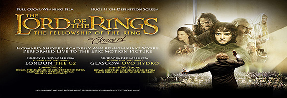 Lord Of The Rings Tickets 2026 London and Glasgow